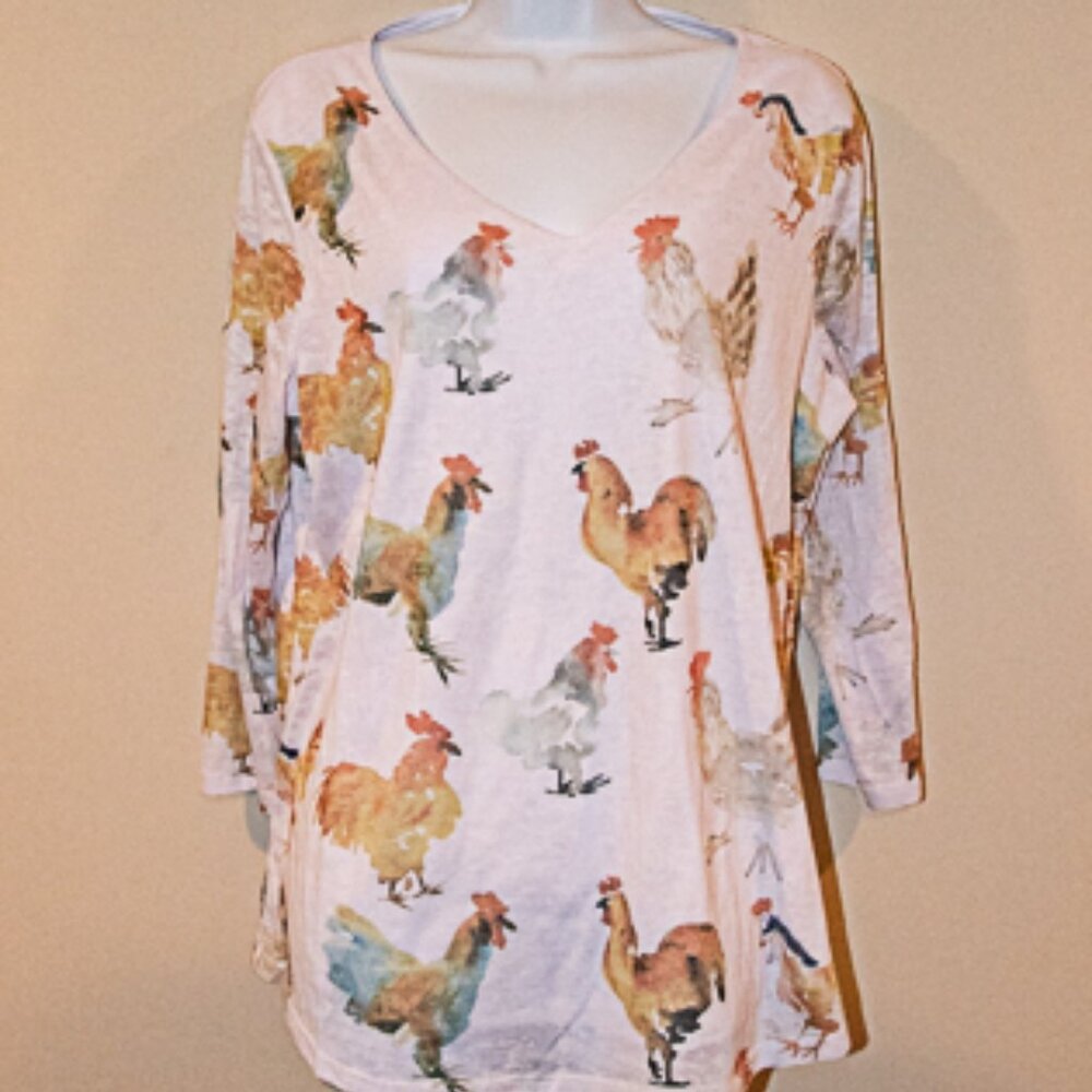 Astrologie V Neck layered T Size Medium